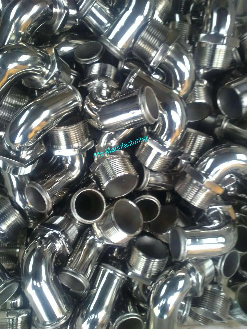 SS316 mirror polished elbows - Stainless Screwed Fittings by PFS Manufacturing