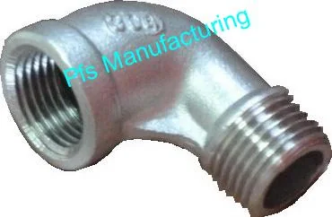 Stainless steel M/F elbows - Stainless Screwed Fittings by PFS Manufacturing