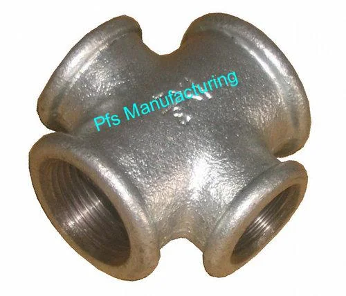 DIN-M.I.Fittings-Cross - Gal. Malleable Iron Fittings by PFS Manufacturing