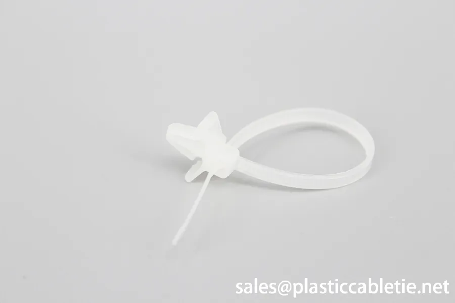 3*100mm white and black TS 16949 Auto Industry accessories push mounted nylon cable ties