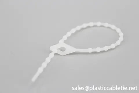 100mm UL 94V-2 Xinguang adjustable knot ball bead plastic nylon cable ties zip ties view 3