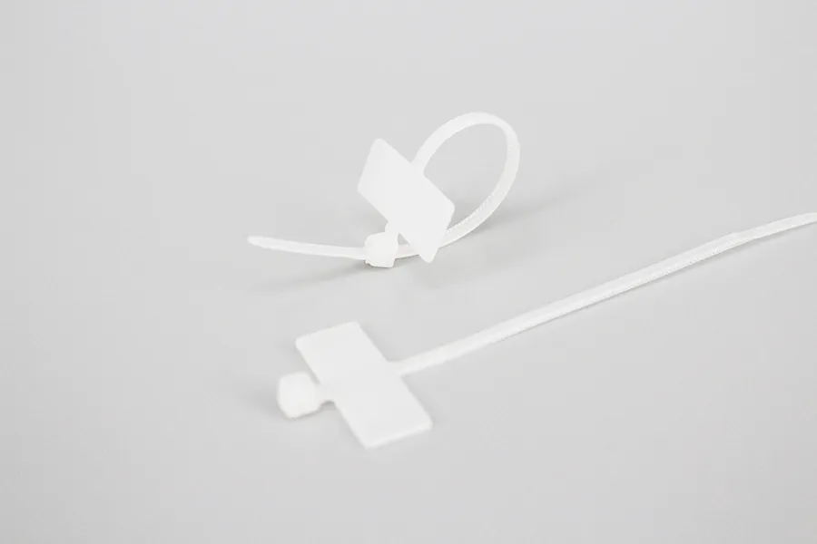 3*100mm high temperature plastic nylon numbered zip tie cable markers and telecom wire marker cable tie