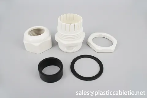 PG Series IP68 high quality fixed waterproof Nylon Gray Black Cable Gland with CE view 2