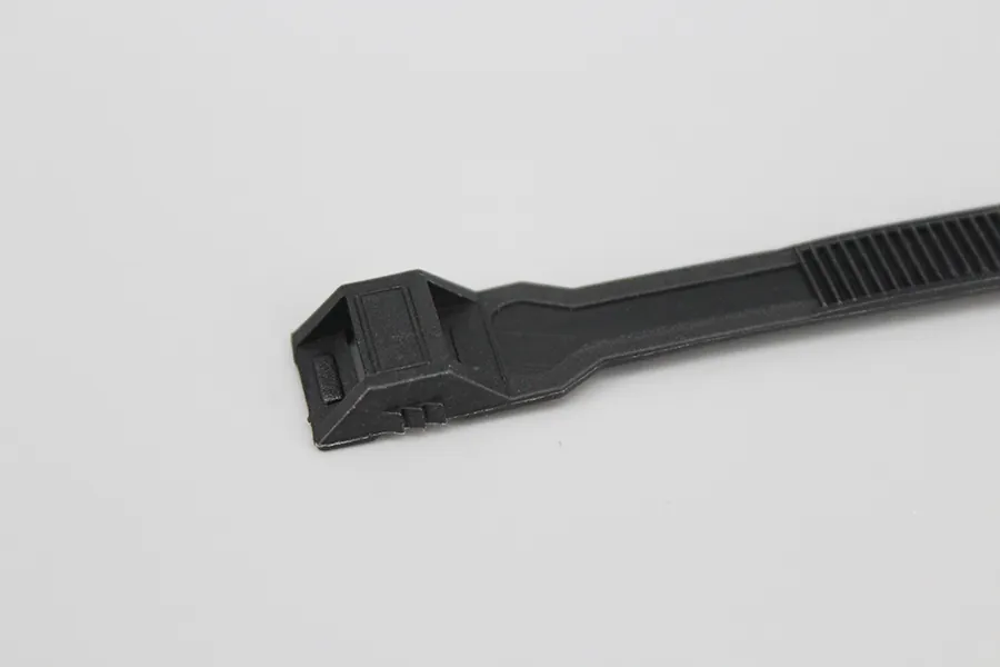 9*180mm Black UL 94v-2 Nylon Material strong single loop lock zip ties