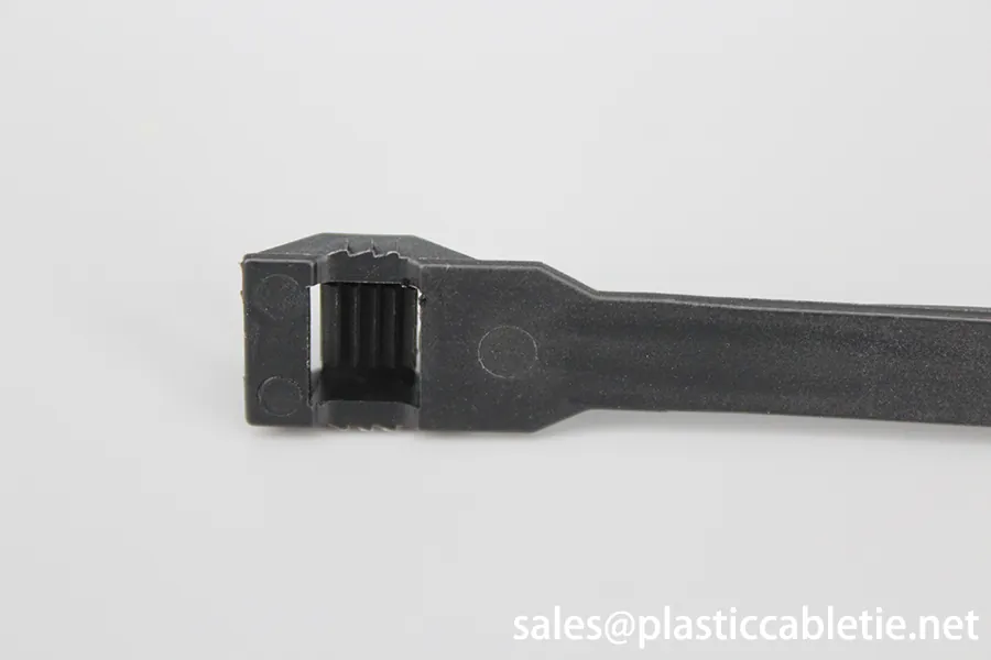 9*180mm Black UL 94v-2 Nylon Material strong single loop lock zip ties