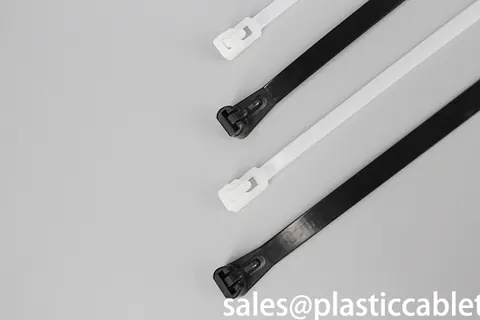 DM-8*150RT mm nylon strap releasable cable ties wraps sizes adjustable wire ties manufacturer view 2