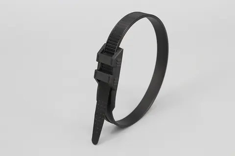 9*260mm 검정 인장력을 높인 이중 잠금 나일론 케이블 타이