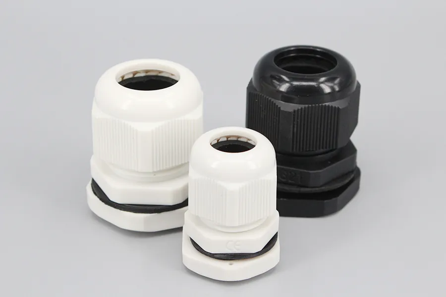 Metric Series high quality waterproof IP68 closed seal fixed nylon cable glands for different size