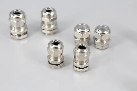 Metric thread metal brass or stainless steel material cable gland