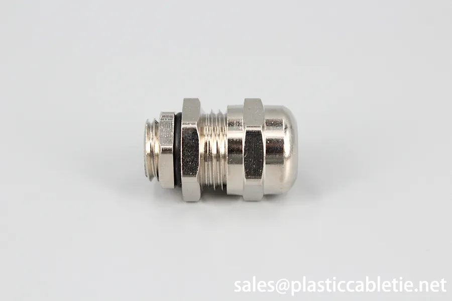Metric thread metal brass or stainless steel material cable gland