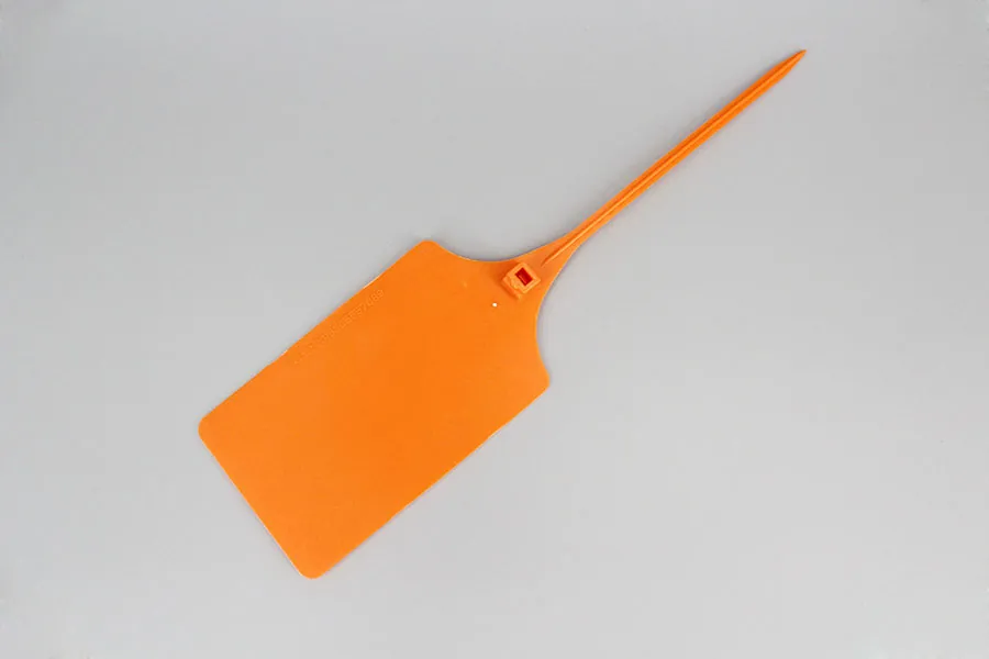 DM-5*250MKT length Colorful strip seal PP material identification security seal cable ties with logo and numbered print