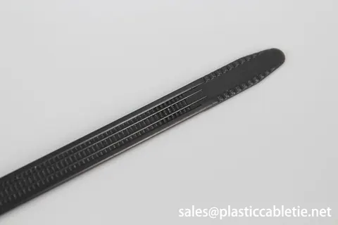 Black and Natural Nylon Stainless Steel Barb Inlay Cable Tie view 5