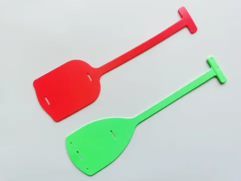 Rubber TPU Lifting Rigging Shackle Paddle-style Inspection Tag view 1