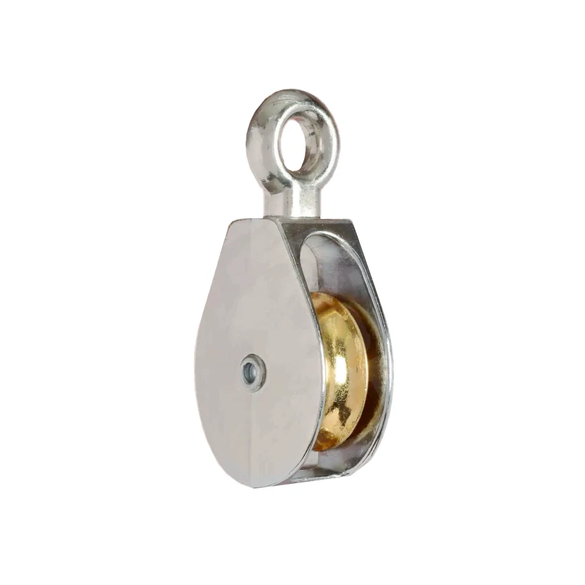Die Cast Fixed Double Pulley Metal Wheel — 2
