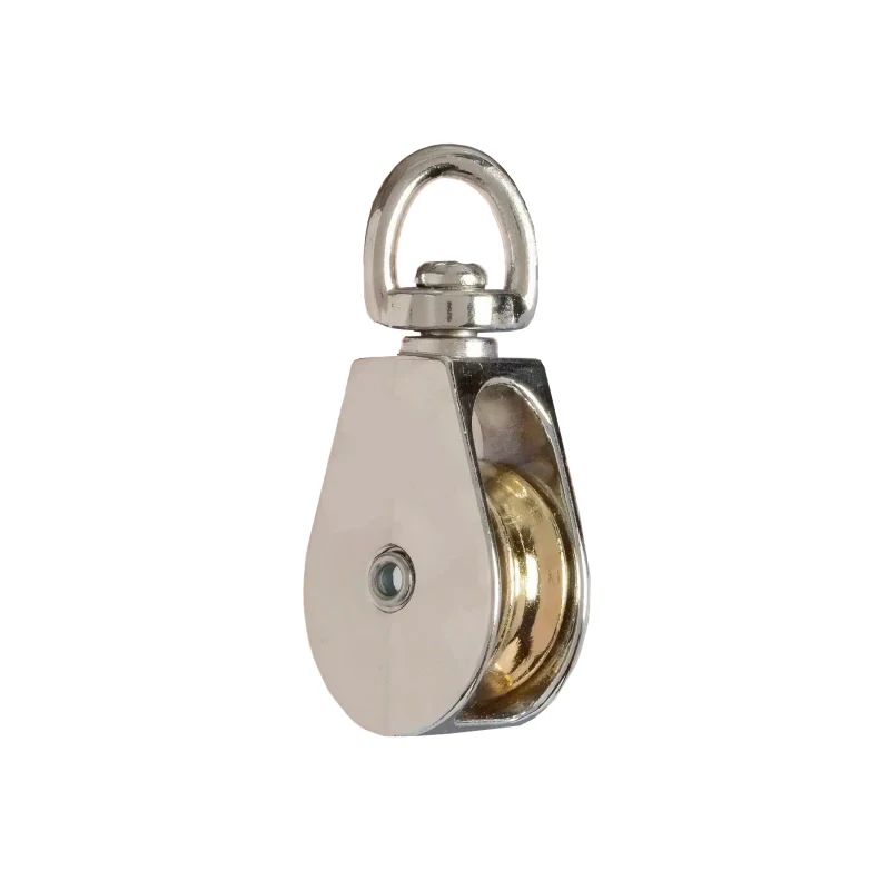 Die Cast Fixed Double Pulley Metal Wheel — 3