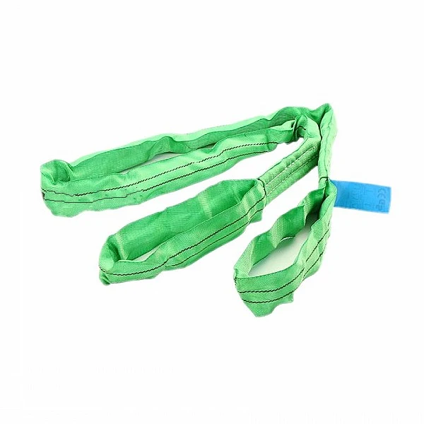 Eye To Eye Slings 3T, Flexible Round Sling Eye & Eye Yellow Color — 8