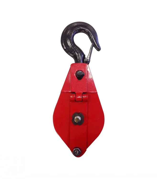 Triple Pulley Block Snatch K-Type With Hook — 3