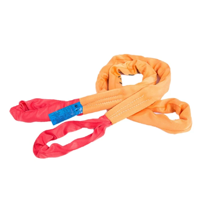 Eye To Eye Slings 3T, Flexible Round Sling Eye & Eye Yellow Color — 2