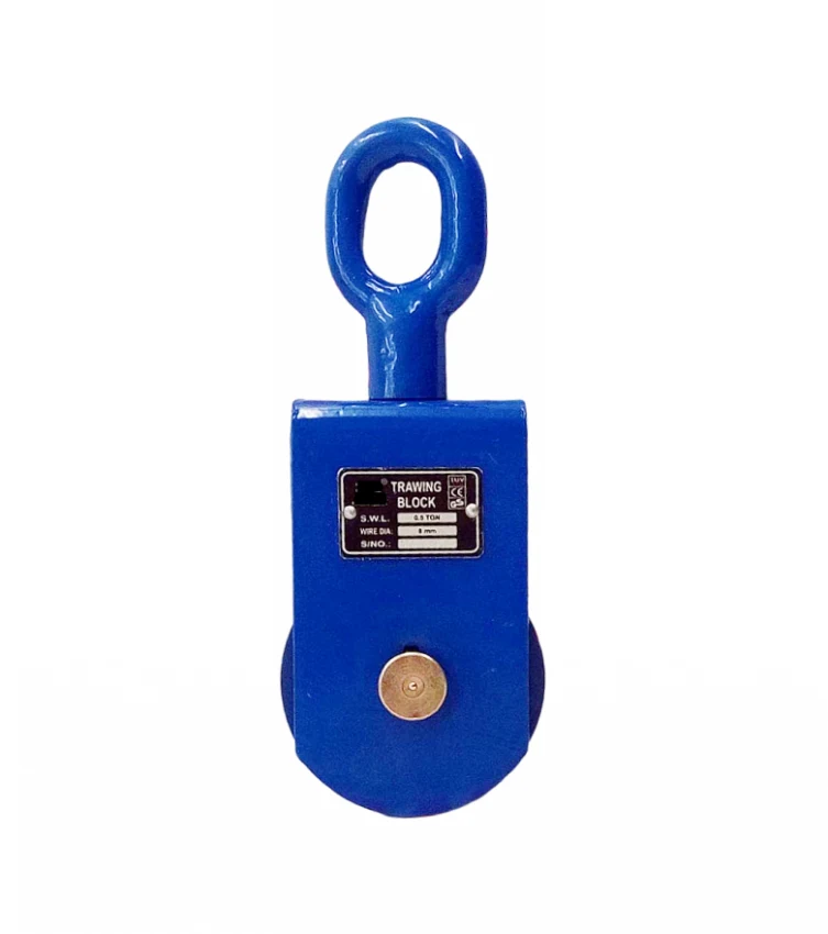 Triple Pulley Block Snatch K-Type With Hook — 2