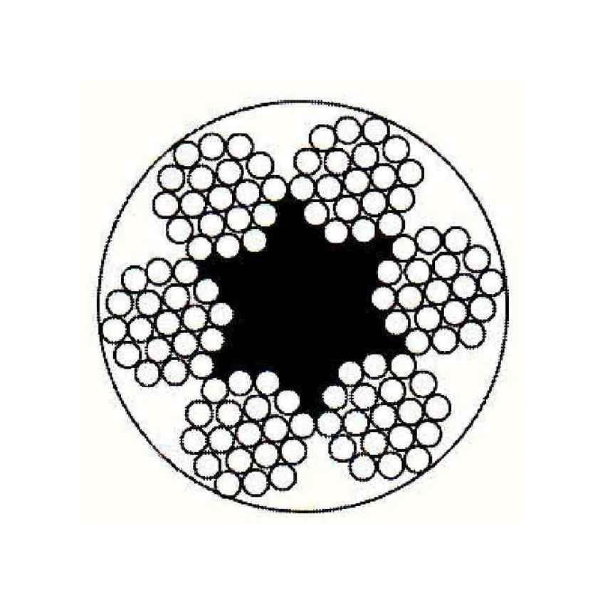 Wire Rope 6X19W+FC — 4