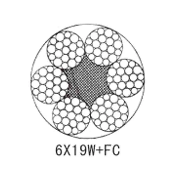 Wire Rope 6X19W+FC