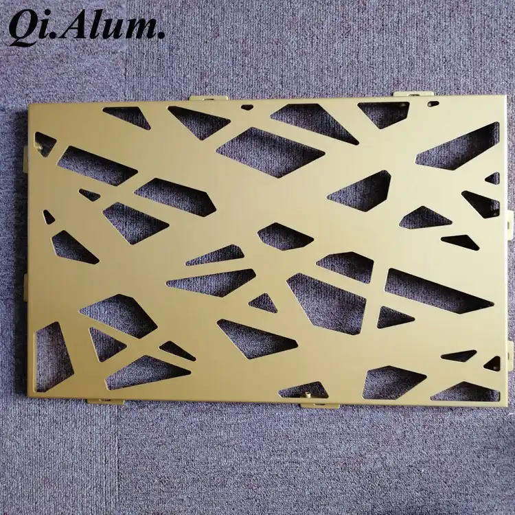 China Metal Cladding Aluminum Laser Cutting Sheet Solution for Facade