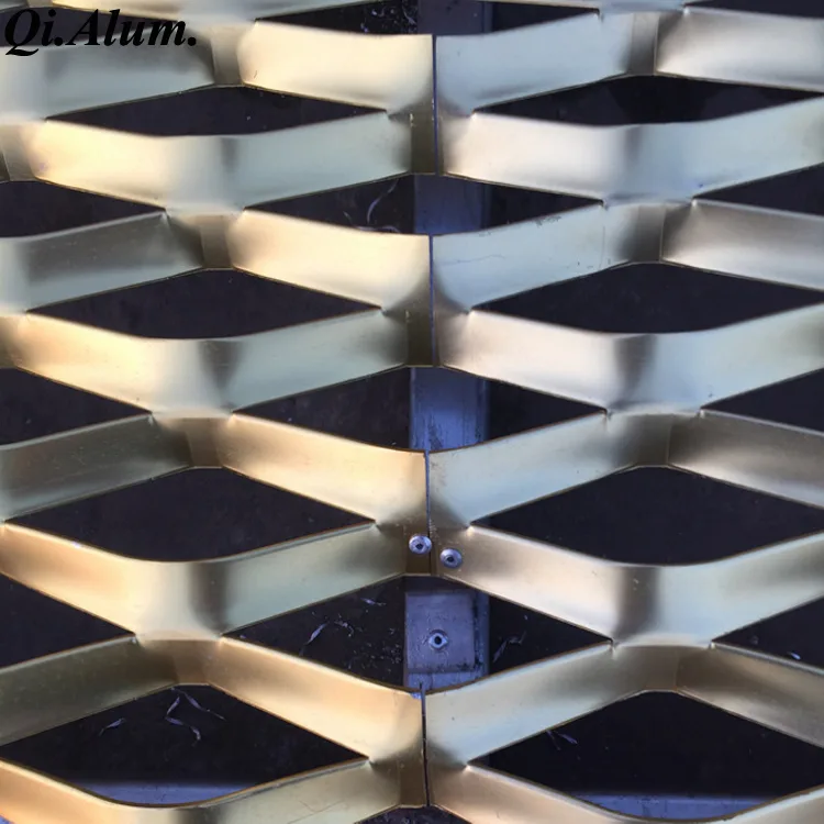 Aluminium-Streckmetall mit SDF-Pulverbeschichtung, verzinktes Metall für den Hochbau — 5