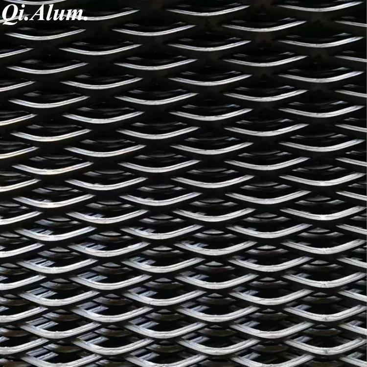 Aluminium-Streckmetall mit SDF-Pulverbeschichtung, verzinktes Metall für den Hochbau — 7