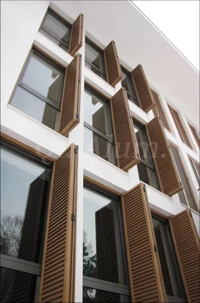 Adjustable Custom Size Fixed Aluminium Sun Louver Metal Wall Louvers for External Decoration — 2