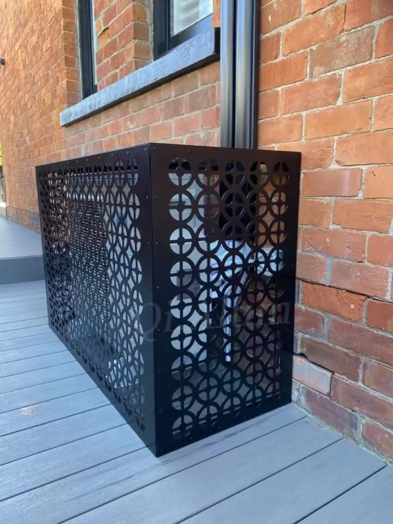 Window Air Conditioner Cover Outdoor Stretch Metal Mesh Aluminum Panels Exterior Building — 6