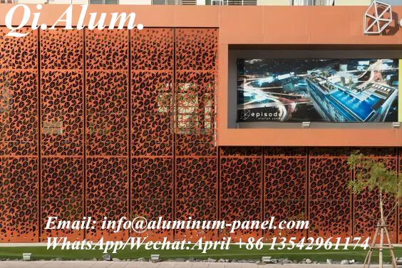 Aluminium perforated metal stairs — QIALUM