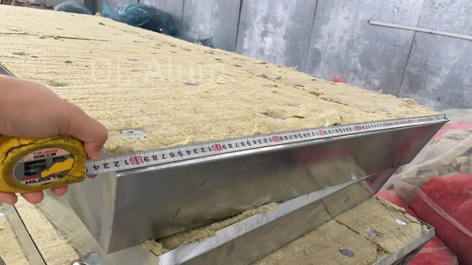 Simple Installation Modern Construction Curtain Wall Panel of GI Backpan Are Long Term for