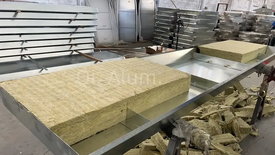 Simple Installation Modern Construction Curtain Wall Panel of GI Backpan Are Long Term for — 6