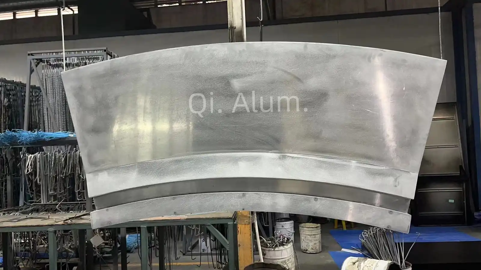 Curved Sheet 3.0mm Thick Aluminum Custom Metal Curtain Wall Decorative Panel with Both Sided — 2