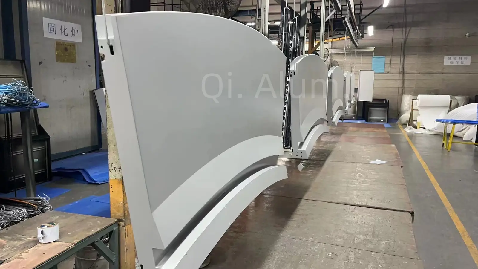 Curved Sheet 3.0mm Thick Aluminum Custom Metal Curtain Wall Decorative Panel with Both Sided