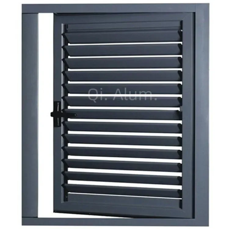 Aluminium ventilation louvres (flat seam) — QIALUM