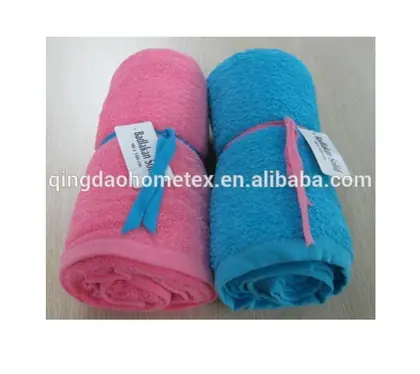 100% Cotton Plain Dyed Promotional Terry Bath Towel Pack