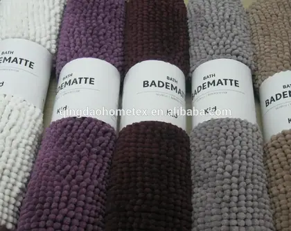 100% Polyester Chenille Bathmat