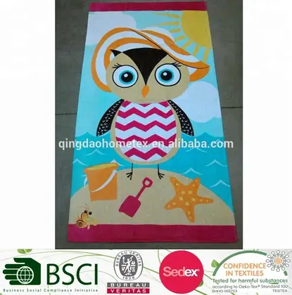 Cotton High Quality Animal Design Juvenile -Dolphin Printed Beach towel — 2