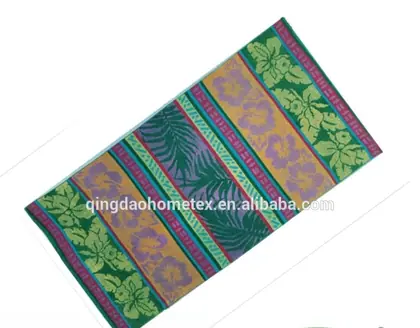 Blue Colour Yarn Dyed Double Jacquard Beach Towel — 7