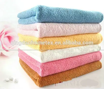 High Quality Plain Colour Microfiber Bath Towel and Hair Towel — 4