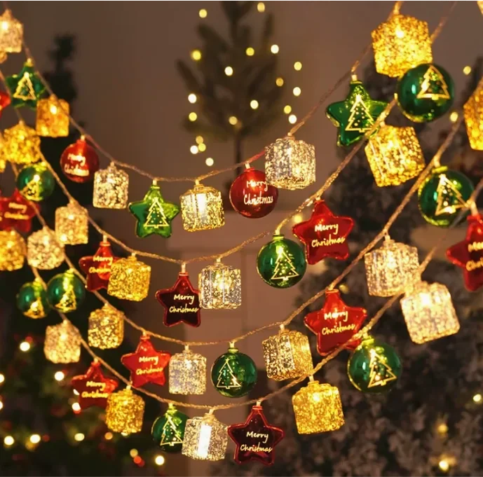 Christmas Star and Gift Hanging Light