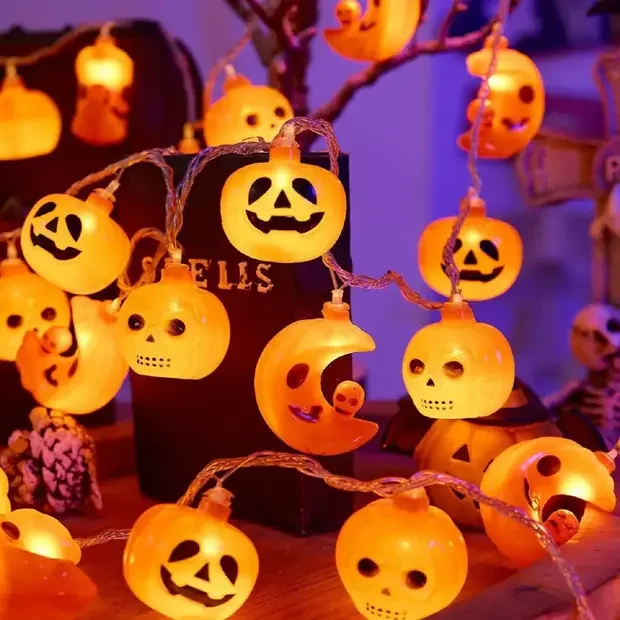 Halloween Pumpkin and Figure Light produced by Rainber