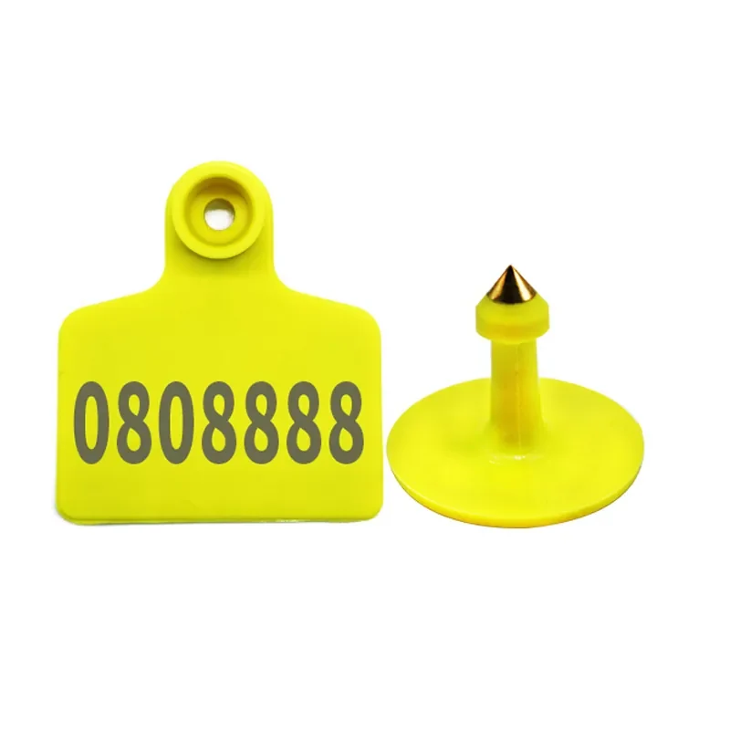 RBC-ET24-UHF UHF livestock ear tag pair shown front and back