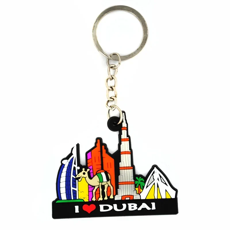 Tourists Promotion Gifts Plastic Key Chains RC-KC08