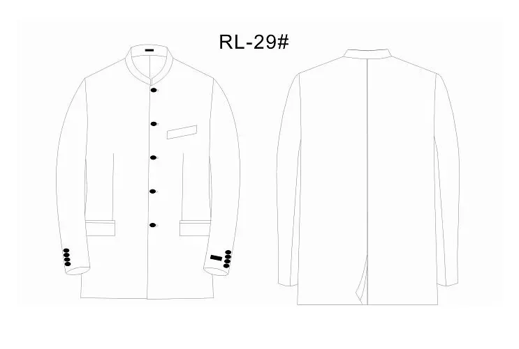 RL29 - классический стиль с длинным рукавом от Right Luck