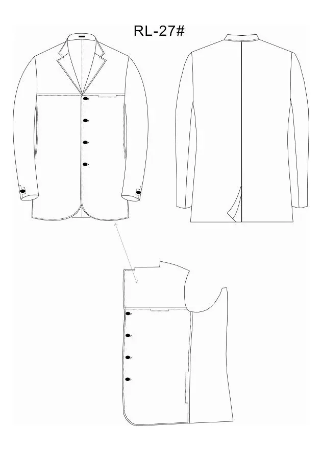 RL27 - classics long sleeve style by Right Luck