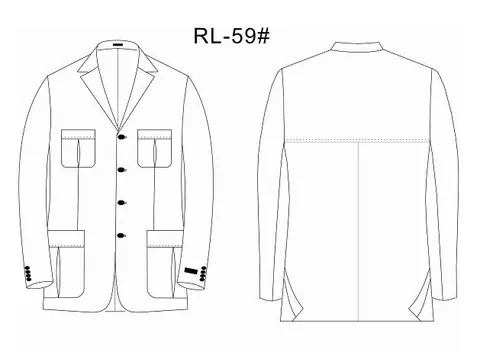 RL59 - classics long sleeve style by Right Luck