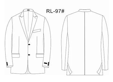 RL97 - классический стиль с длинным рукавом от Right Luck