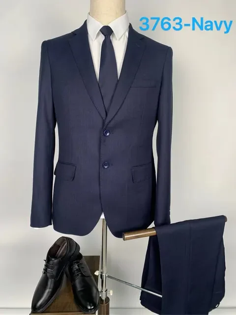 3763navy - Мужские костюмы от Right Luck